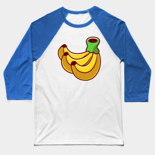 Banana Cartoon Illustration Baseball T-Shirt